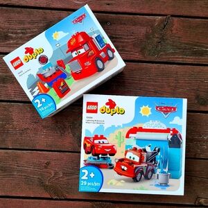 LEGO DUPLO Cars 2 Building Sets- Lightning McQueen Mater 10996 and Mack 10417